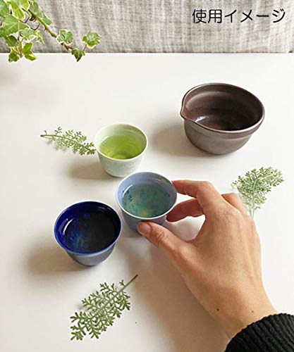 Amazon｜佐治陶器(Saji Touki) 萬古焼 煎茶碗 緑雲 74-1 日本製